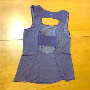 Lululemon indigo workout tank top